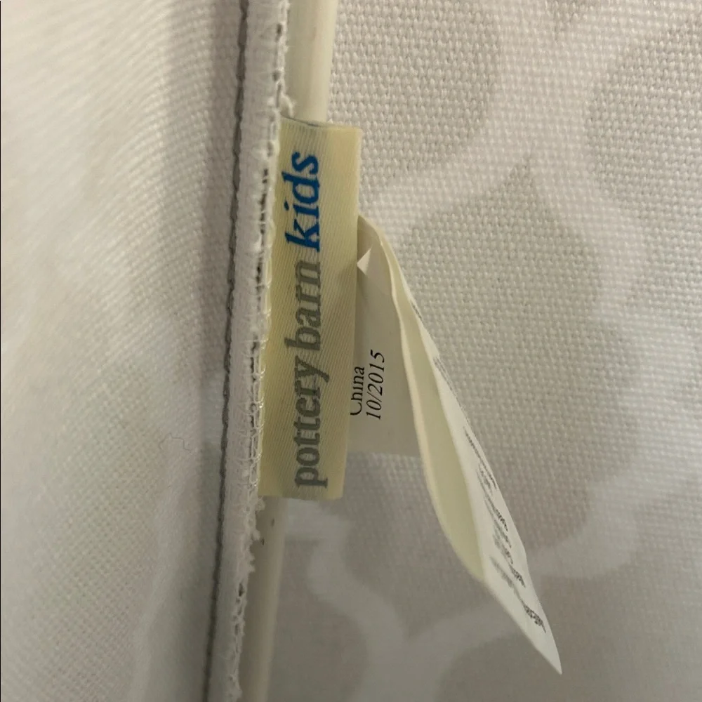 Pottery Barn Kids Tan and White Basket - Picture 3 of 3